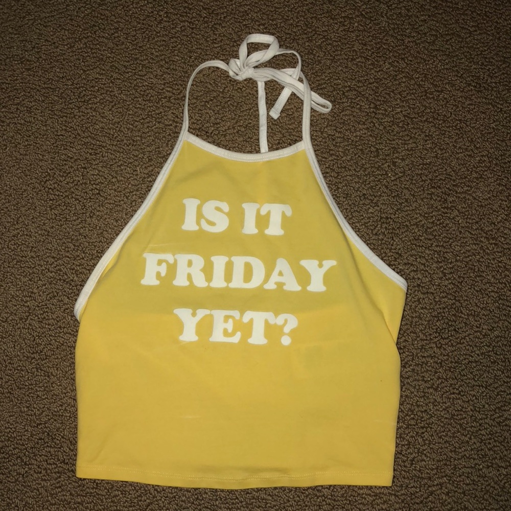 Hollister Is it Friday Yet Backless Halter